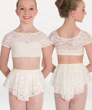 Body Wrappers: Lace Pull-On Skirt (#P1104)