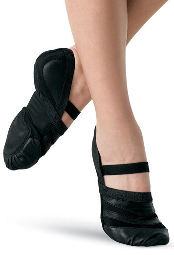 Capezio: Jazz & Ballet Shoe, Slip-on, Leather, FreeForm (#FF01) Black