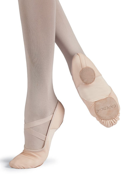 Capezio: Ballet Shoe, Split-Sole, Leather, Hanami (#2038W) Light Pink