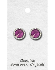 TYVM: Colored Crystal Earrings (#98015)