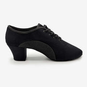 So Danca: Women's Ballroom Shoe, 1.5" Heel Cuban Lace-up Jive (#BL302) Black