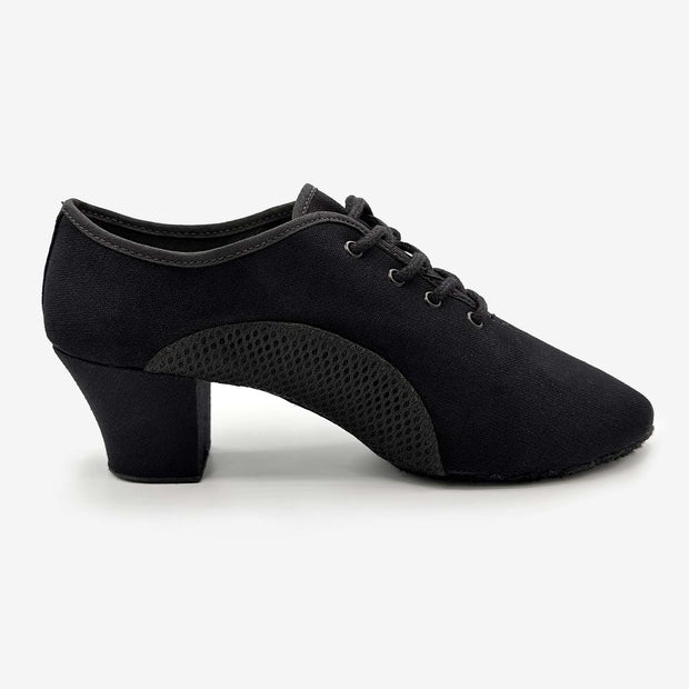 So Danca: Women's Ballroom Shoe, 1.5" Heel Cuban Lace-up Jive (#BL302) Black