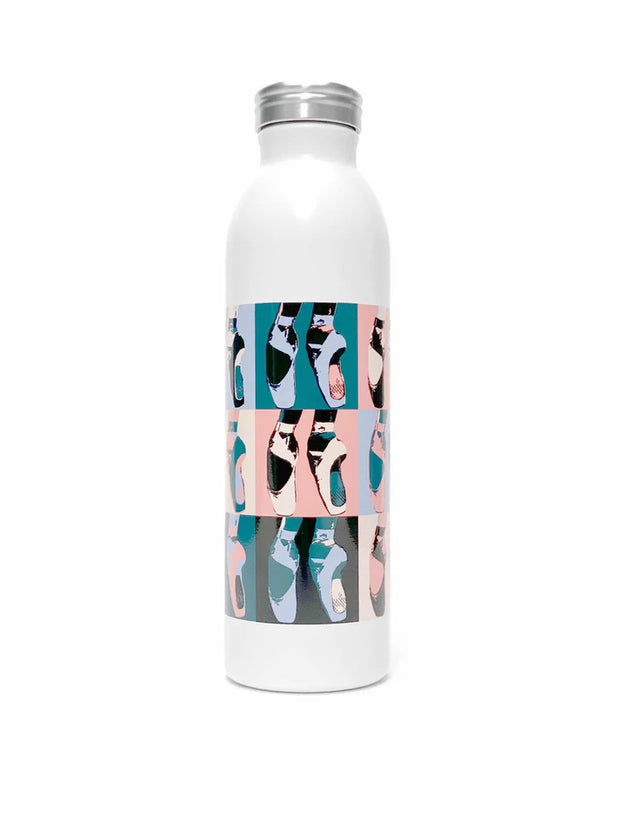 Sugar and Bruno: Warhol Water Bottle (#D9878) White