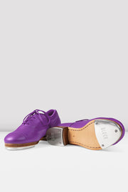 Bloch: Tap Shoe, Full Sole, Ladies Jason Samuels Smith (#S0313LG) Purple Pebble Leather