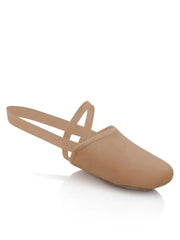 Capezio: Lyrical Shoe, Half Sole, Leather, Hanami Pirouette II (#H062W) Nude