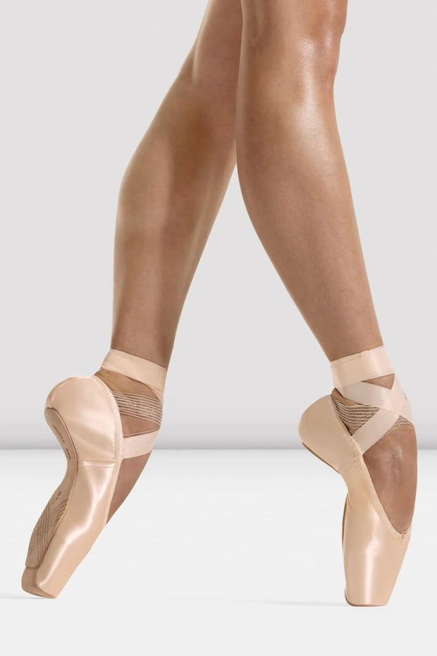Bloch: Pointe Shoe, Etu Flex Suede Toe (#S1160LTMF) Pink