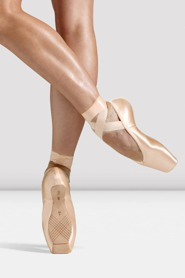 Bloch: Pointe Shoe, Etu Suede Toe (#S1160LTHM) Pink