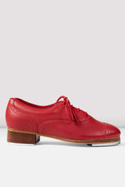 Bloch: Tap Shoe, Full Sole, Ladies Jason Samuels Smith (#S0313LG) Red Pebble Leather