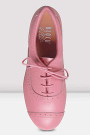 Bloch: Tap Shoe, Full Sole, Ladies Jason Samuels Smith (#S0313LG) Pink Pebble Leather