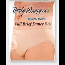 Body Wrappers: Undergarment, Full Seat Dance Belt (#M005) Nude