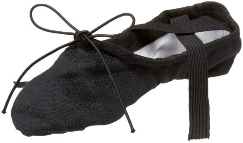 Capezio: Ballet Shoe, Split-Sole, Canvas, Cobra (#2030C) Black - SALE