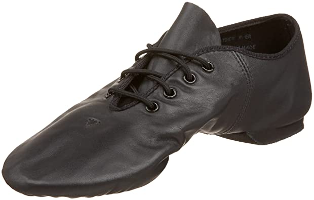 Capezio: Jazz Shoe, Lace-up, Leather, Pro Jazz (#344) Black - SALE