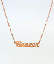 Covet: Jewelry, What's Your Sign Dancer Zodiac Necklace - SALE
