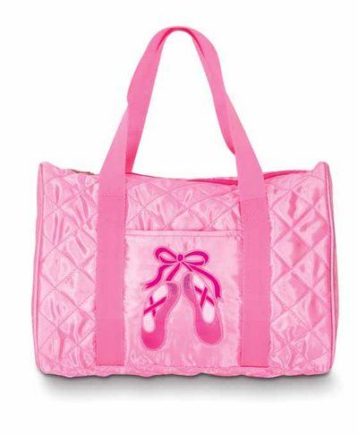 Danshuz: Pink Quilted En Pointe Duffel (#B951)