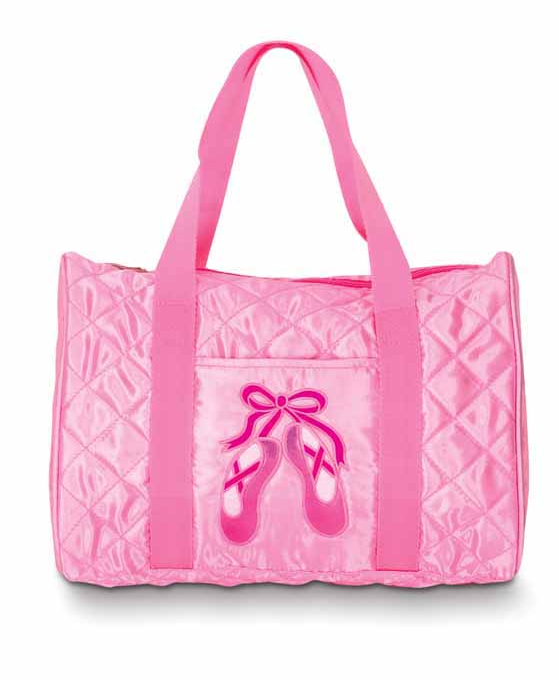 Danshuz: Pink Quilted En Pointe Duffel (#B951)