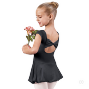 Eurotard: Children's Bow Back Cap Sleeve Dance Dress (#44285)