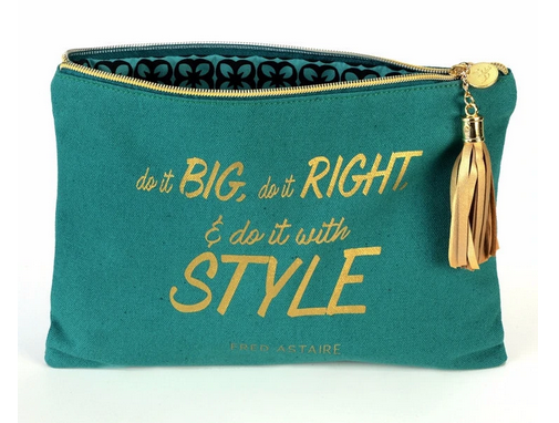 B Plus: Canvas Cosmetic Bag, Fred Astaire
