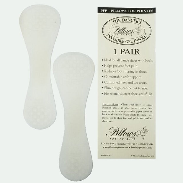 Pillows for Pointes: Supply, Invisible Gel Sole (#PFP1)