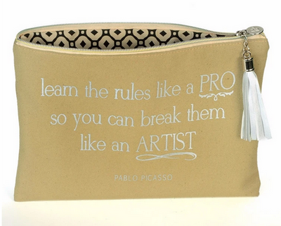 B Plus: Canvas Cosmetic Bag, Pablo Picasso