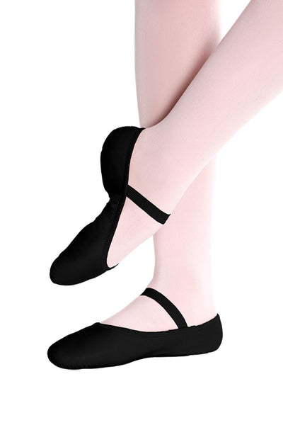 So Danca: Ballet Shoe, Full-sole, Leather (#SD55S/#SD55L) Black