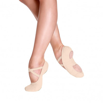 So Danca: Ballet Shoe, Split-Sole, Canvas (#SD16) Sand