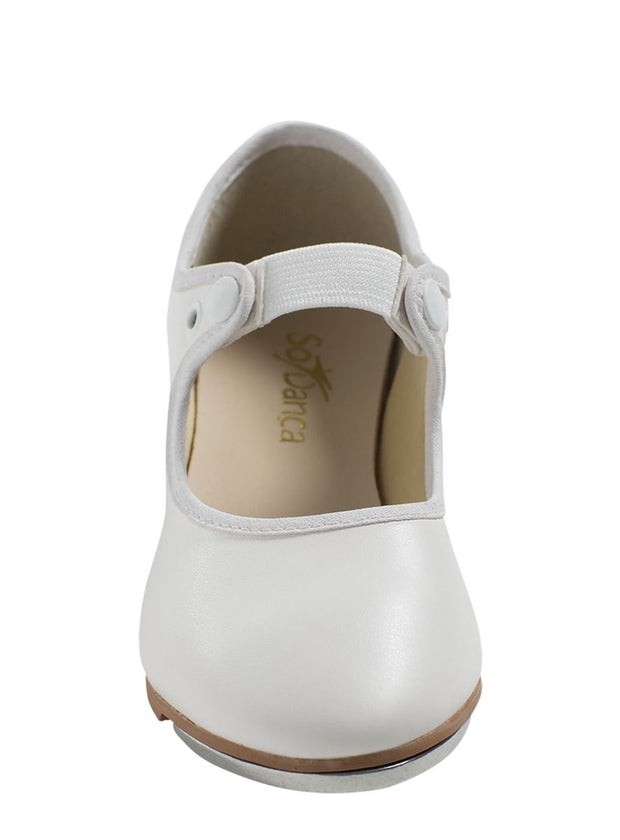So Danca: Tap Shoe, Classic Tie (#TA35) White