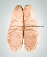 Body Wrappers: Ballet Shoe, Split-Sole, Leather, Sterling (#202) Theatrical Pink - SALE