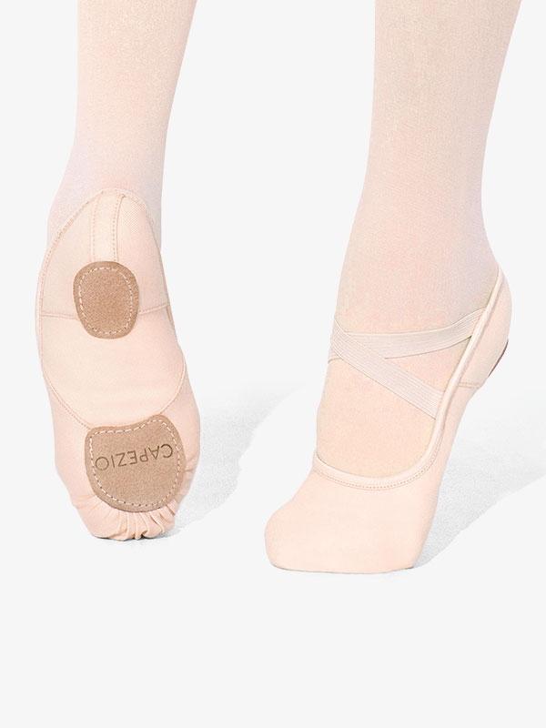 Capezio: Ballet Shoe, Split-Sole, Canvas, Hanami (#2037W) Light Pink