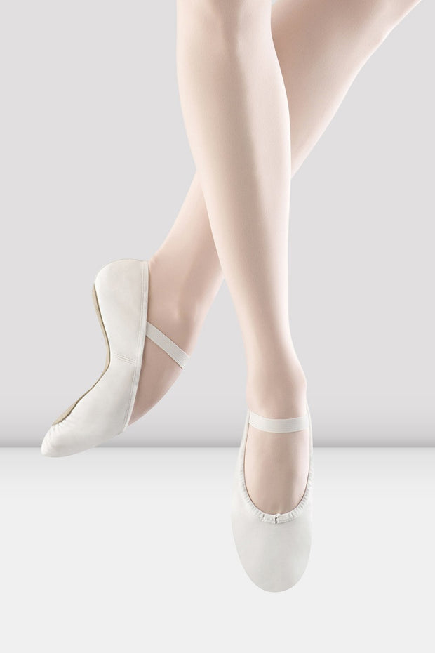 Bloch: Ballet Shoe, Full-sole, Leather, Dansoft (#S0205G/#S0205L) White