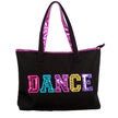 C&J: 17" Canvas DANCE Tote Bag (db241)
