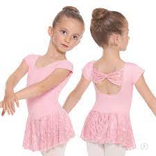 Eurotard: Children's Impression Mesh Bow Back Dance Dress (#78285)