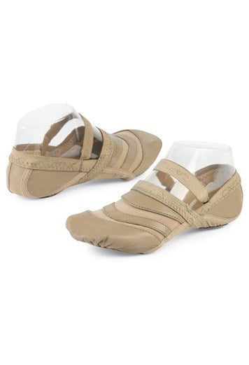 Capezio: Jazz & Ballet Shoe, Slip-on, Leather, FreeForm (#FF01) Caramel