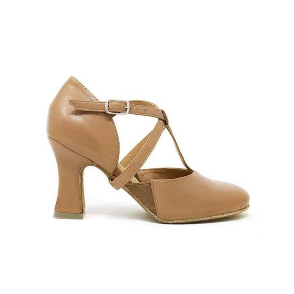 So Danca: T-Strap Character Shoe 3" Heel, Roxy (#SD153)