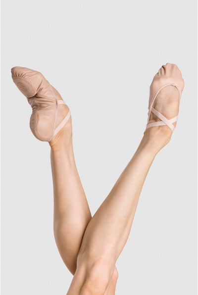 Wear Moi: Ballet Shoe, Split-Sole, Leather, Saturne